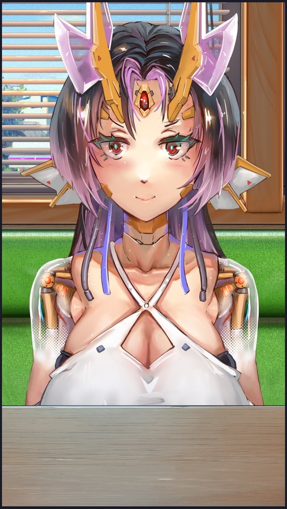 ファミレス配信背景素材(試用版の縦型配信素材も無料配布)