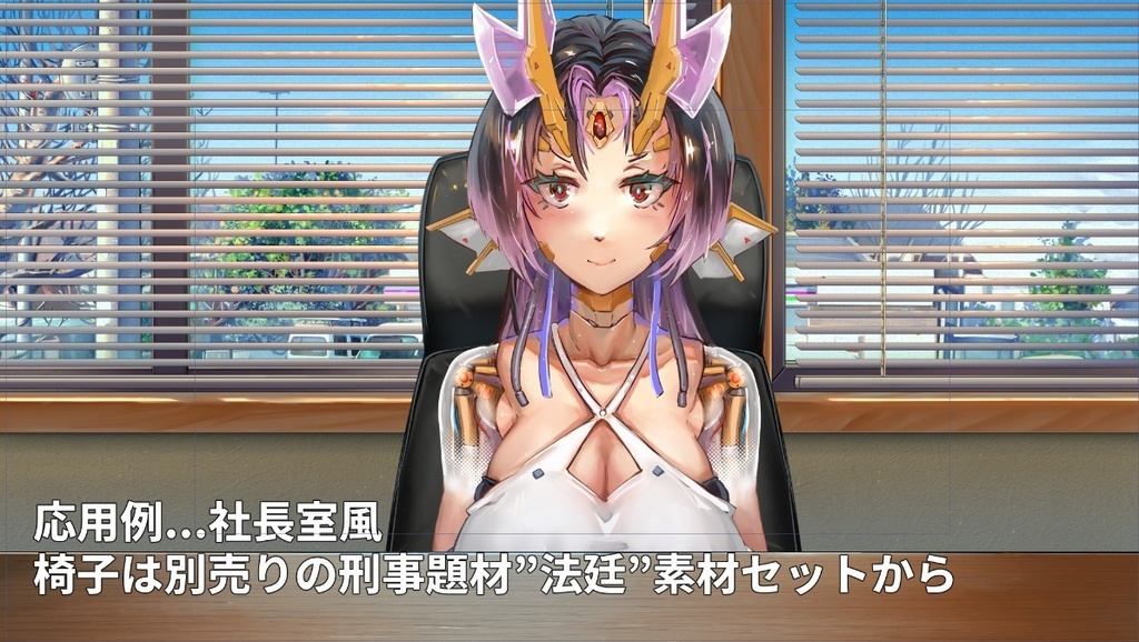 ファミレス配信背景素材(試用版の縦型配信素材も無料配布)