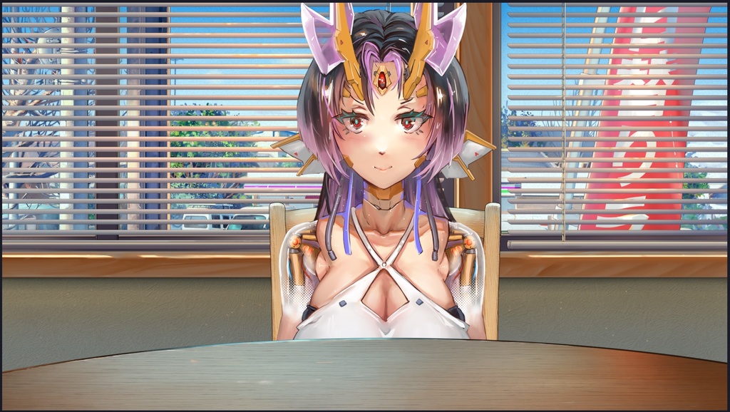 ファミレス配信背景素材(試用版の縦型配信素材も無料配布)