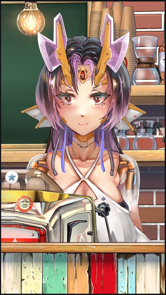 多肉植物のカフェ動く配信素材セット