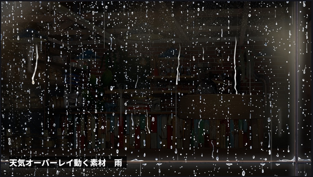 多肉植物のカフェ動く配信素材セット