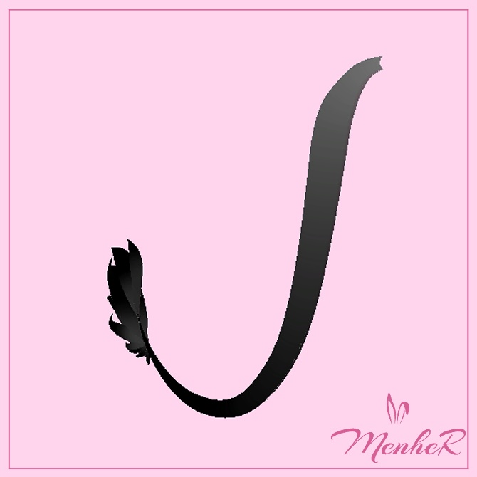 髪の毛みたいなケモ耳とよくわからないおまけの尻尾