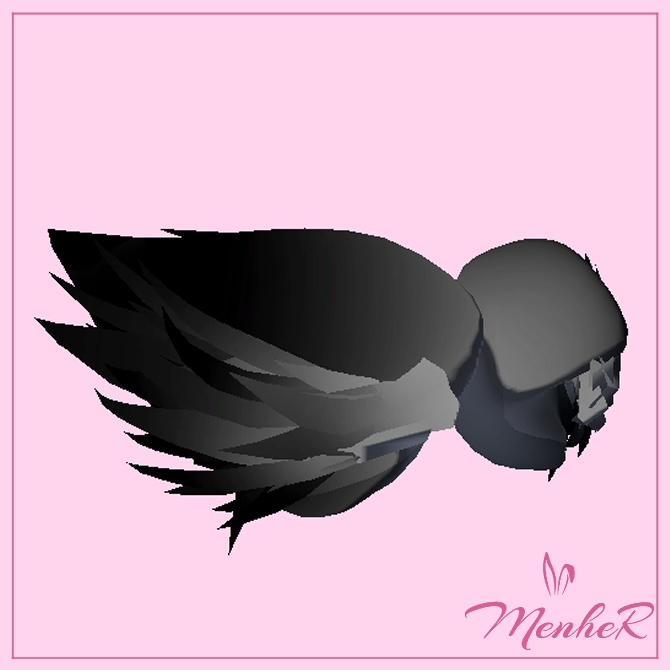 髪の毛みたいなケモ耳とよくわからないおまけの尻尾