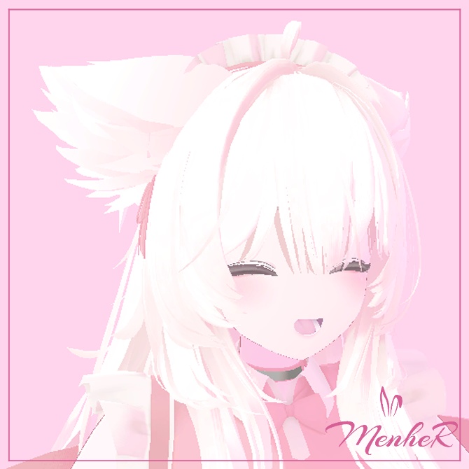 髪の毛みたいなケモ耳とよくわからないおまけの尻尾