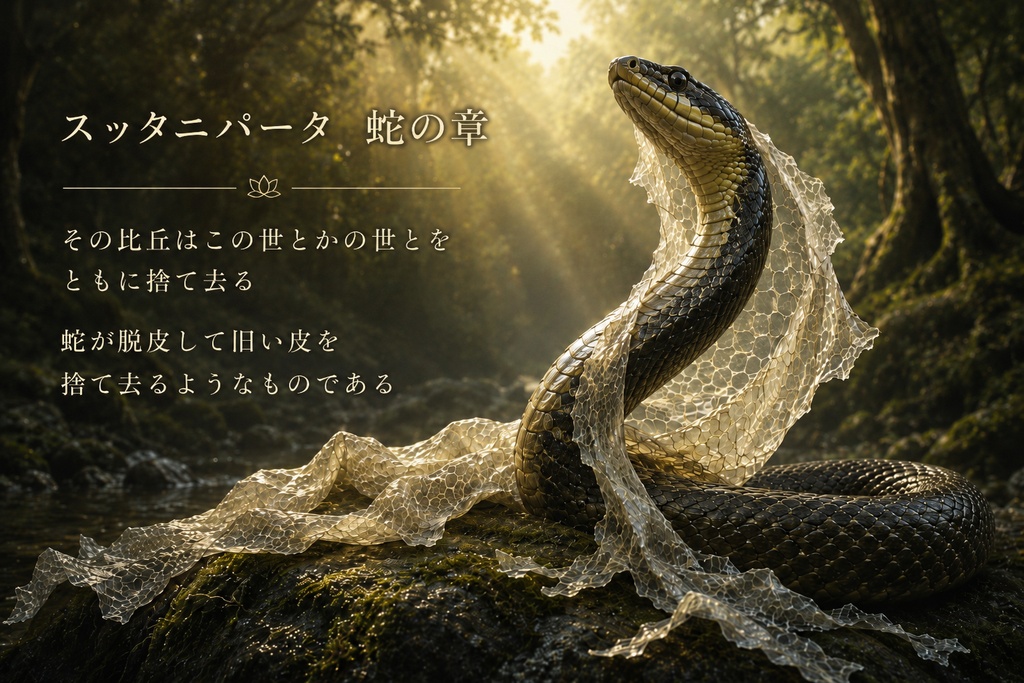 【パーリ語】スッタニパータ 蛇の章【機械読み上げ】