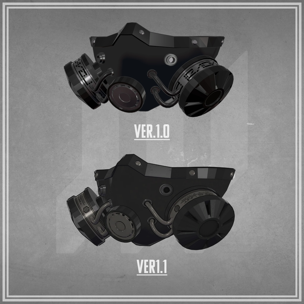 TacticalMask_黒鉄【Grus対応】