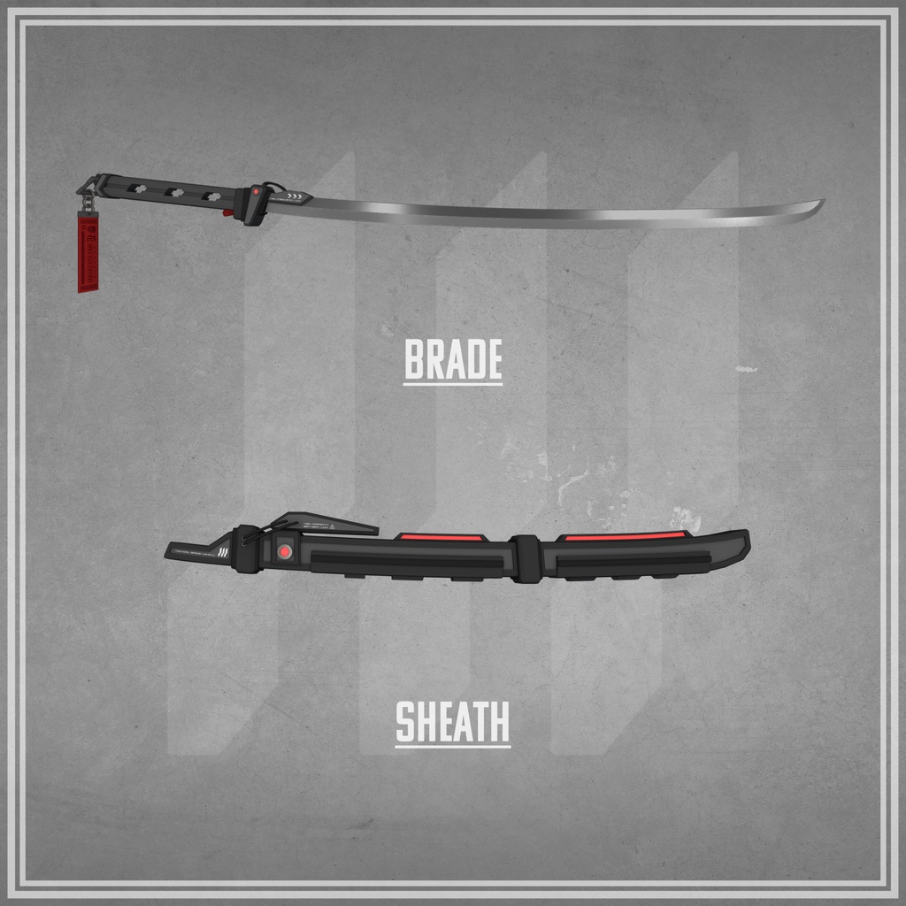 TacticalBrade_鋼鶴【VRChat対応】