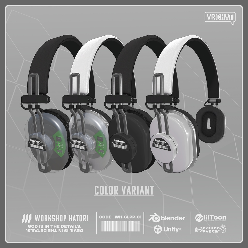 GlassPodsPro【VRChat対応】