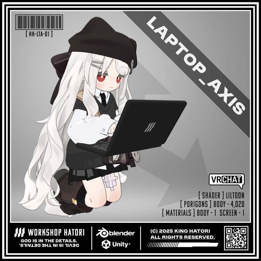 Laptop_Axis【VRChat対応】