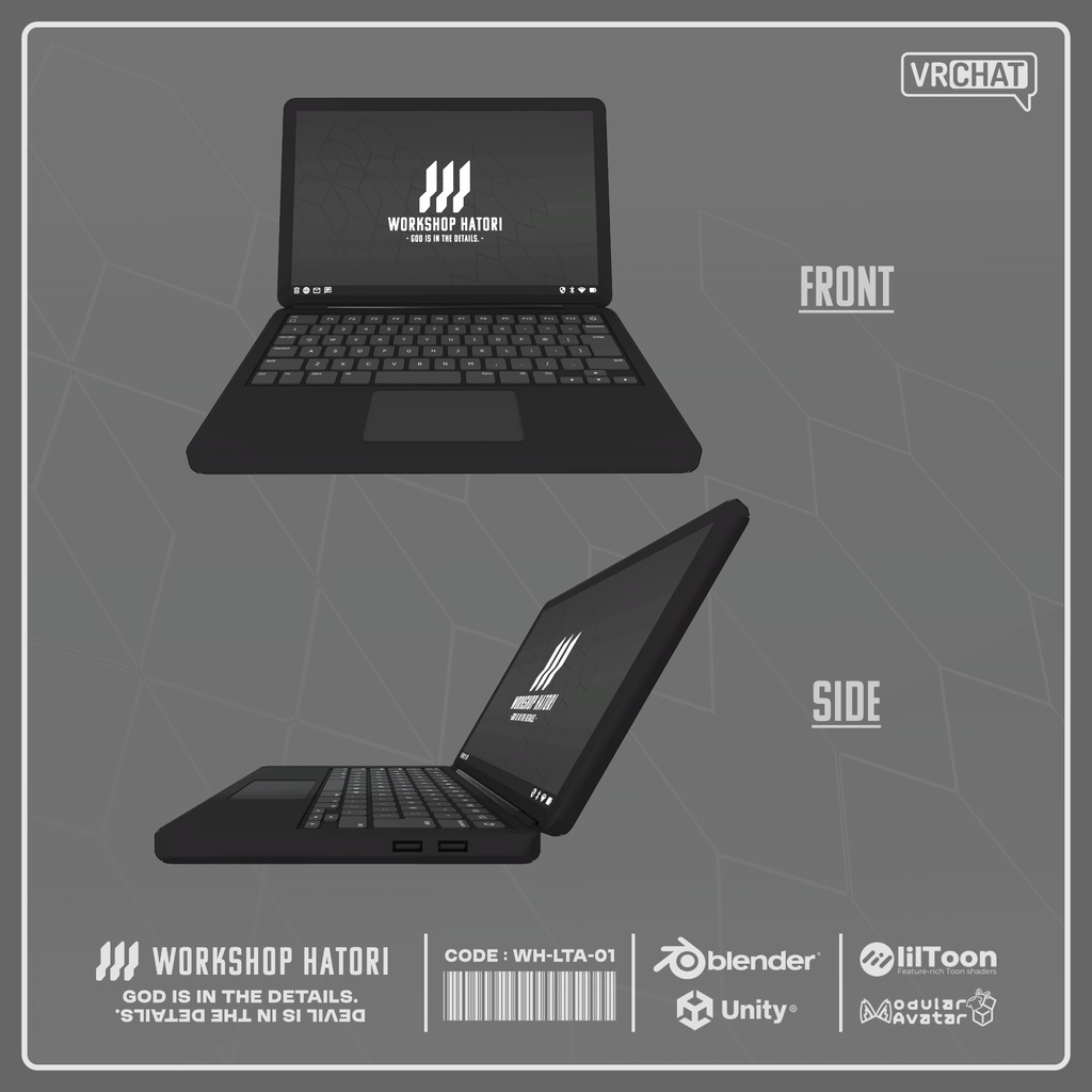 Laptop_Axis【VRChat対応】