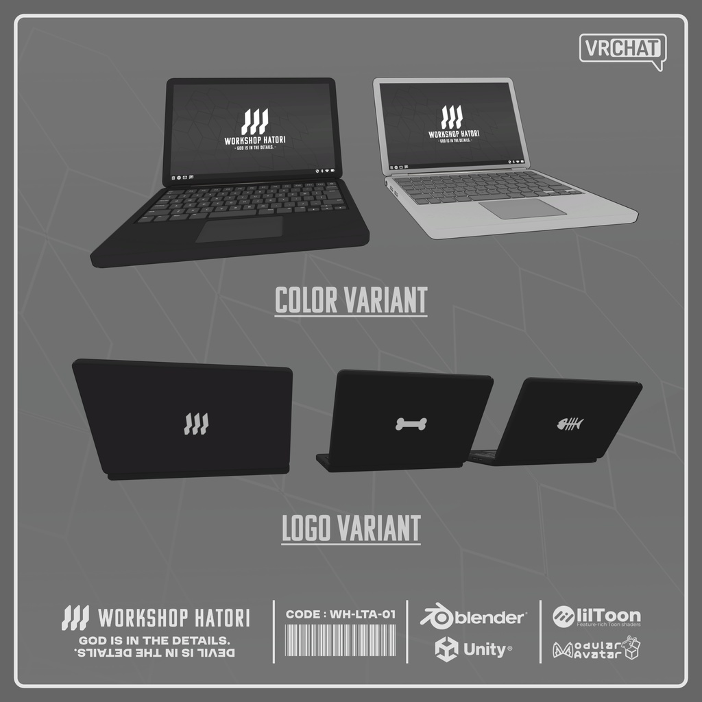 Laptop_Axis【VRChat対応】