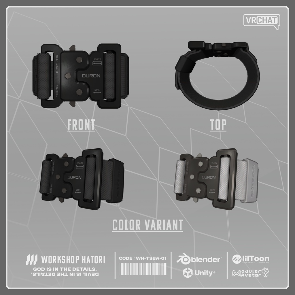 【Free】TacticalBand_DURON【VRChat対応】
