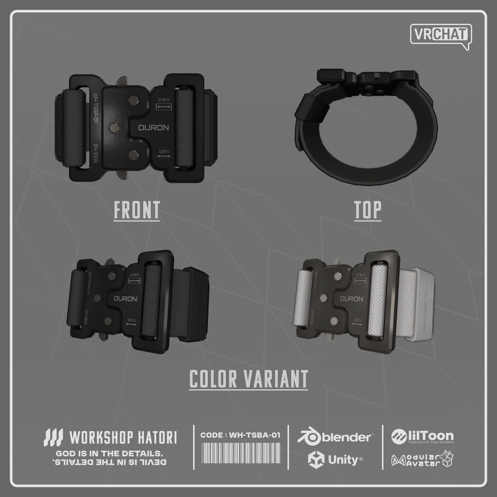 【Free】TacticalBand_DURON【VRChat対応】