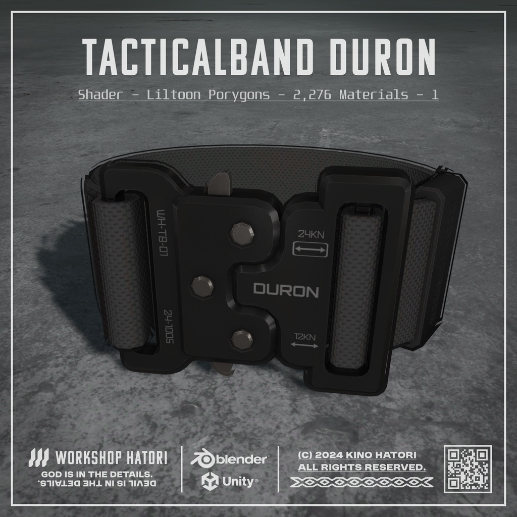 【Free】TacticalBand_DURON【VRChat対応】