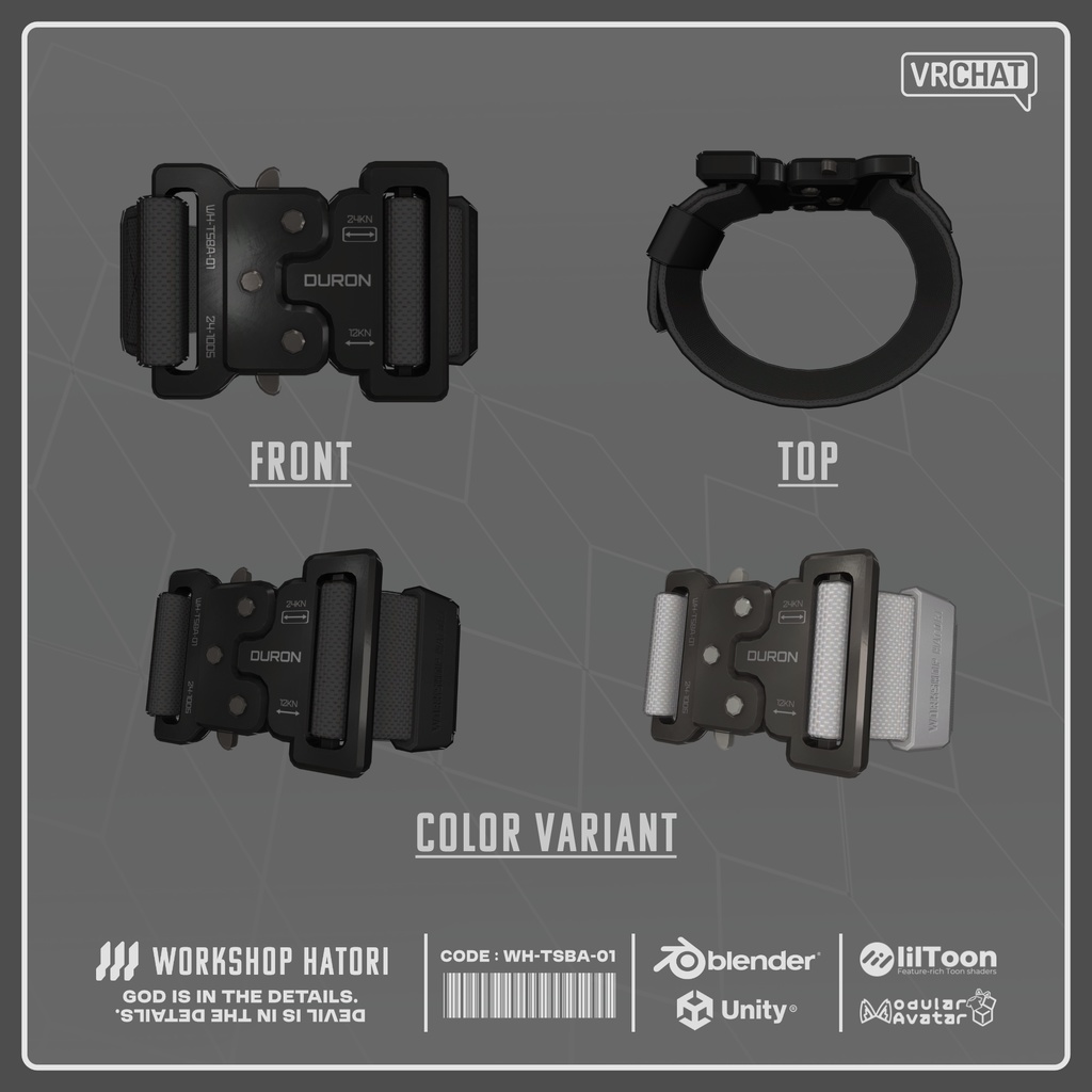 【Free】TacticalBand_DURON【VRChat対応】