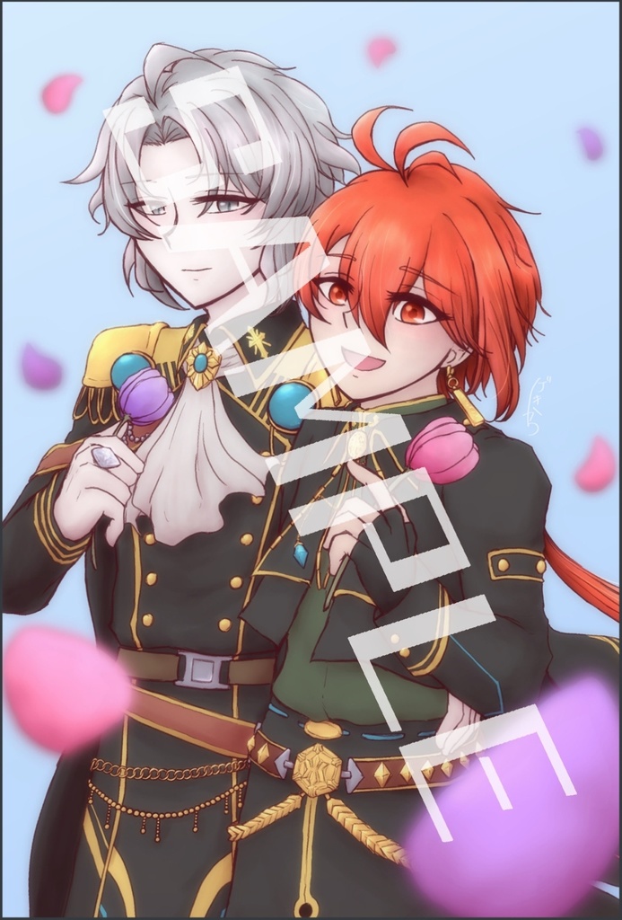 オラエリ オラエリと花 ポストカード