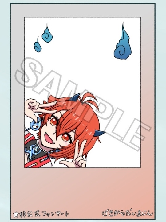 「写っちゃった！？鬼火ちゃんアクスタ」　アクリルスタンド