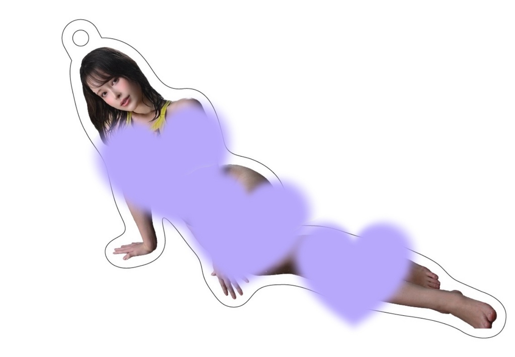 アクリルキーホルダー 競泳