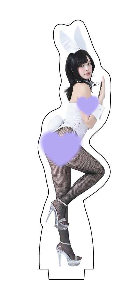 白BUNNYアクリルスタンド