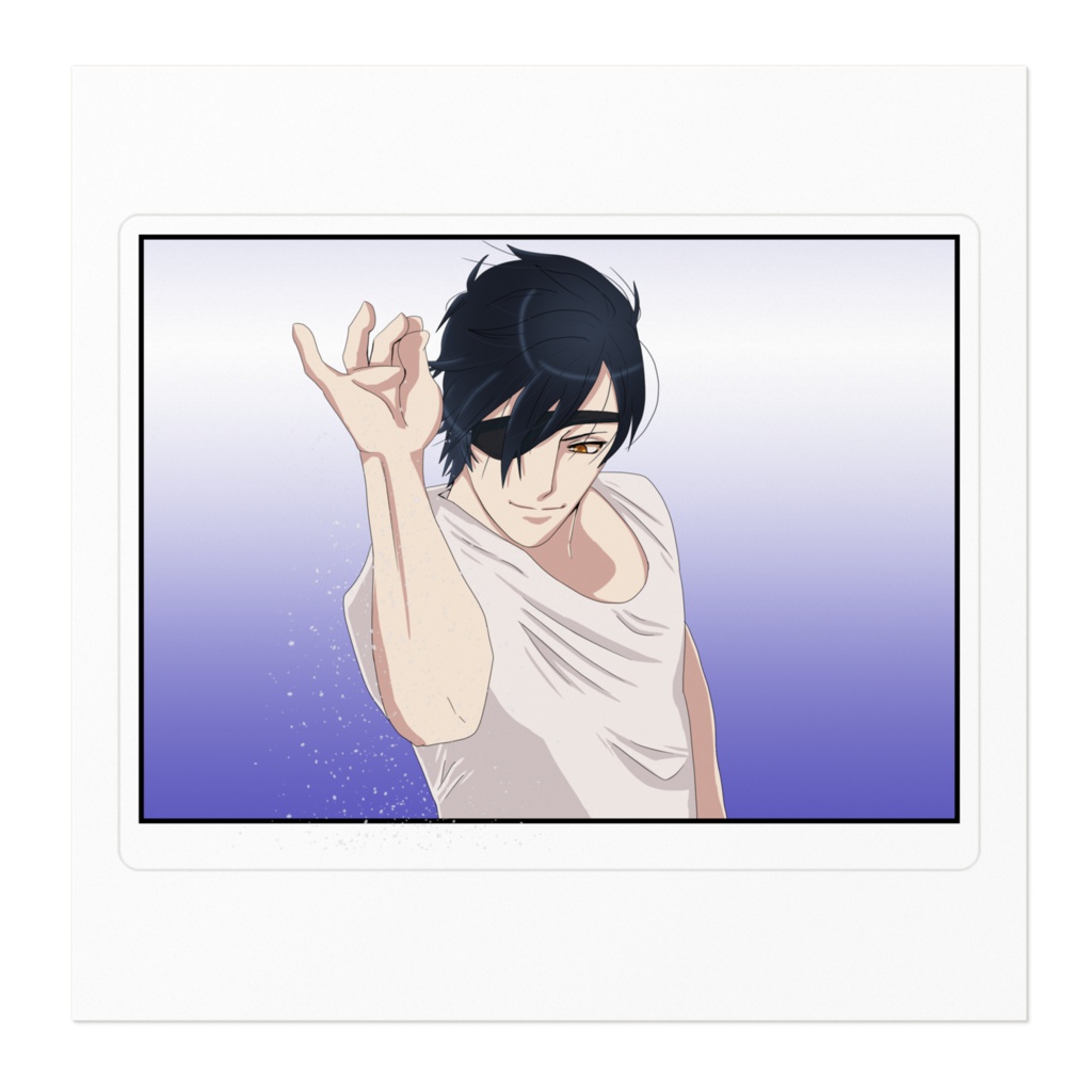 下の人に塩を振る光忠ステッカー