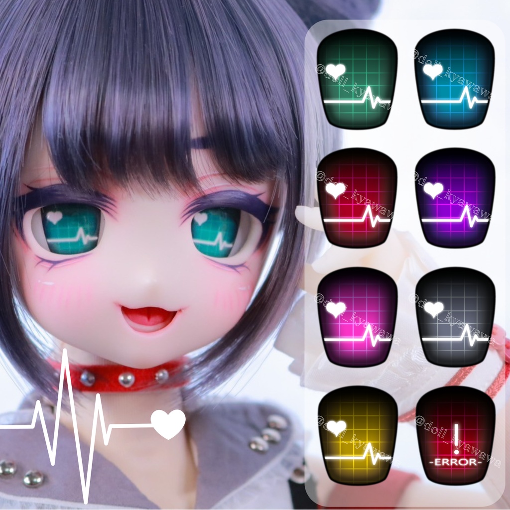 【カボションアイ】心電アイ：20ｍｍ相当