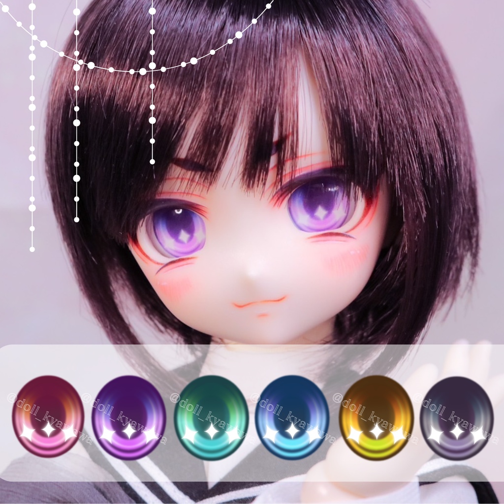 【カボションアイ】きらぽわアイ：20ｍｍ相当