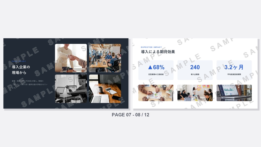 営業提案書テンプレート|写真で説得力を上げる12枚の型【写真込み・書き換えるだけ】
