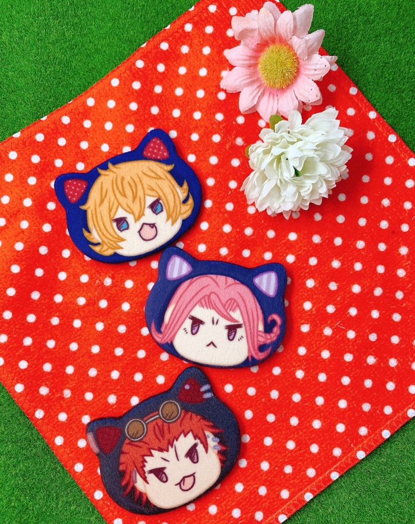 もふもふ！ネコミミ缶バッジ