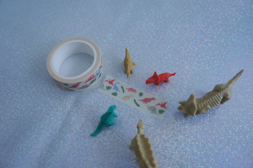 恐竜さん和紙テープ