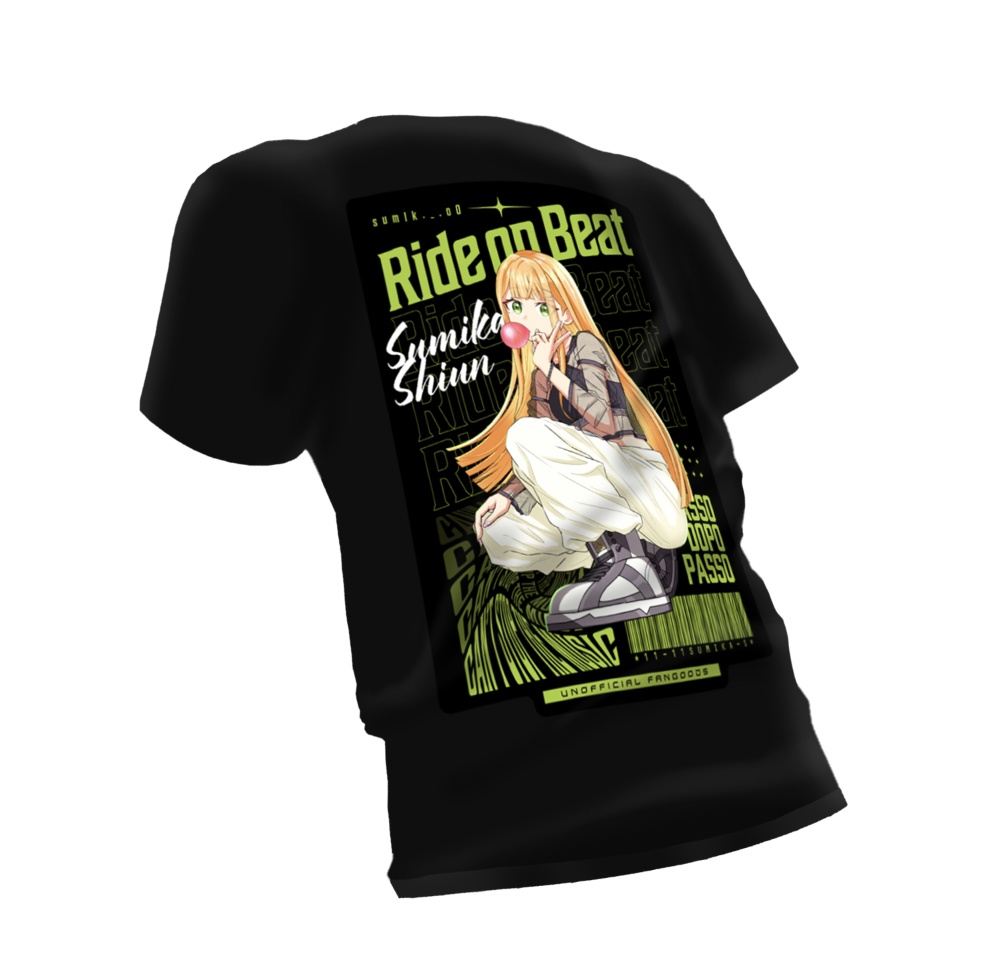 Ride on beat Tシャツ