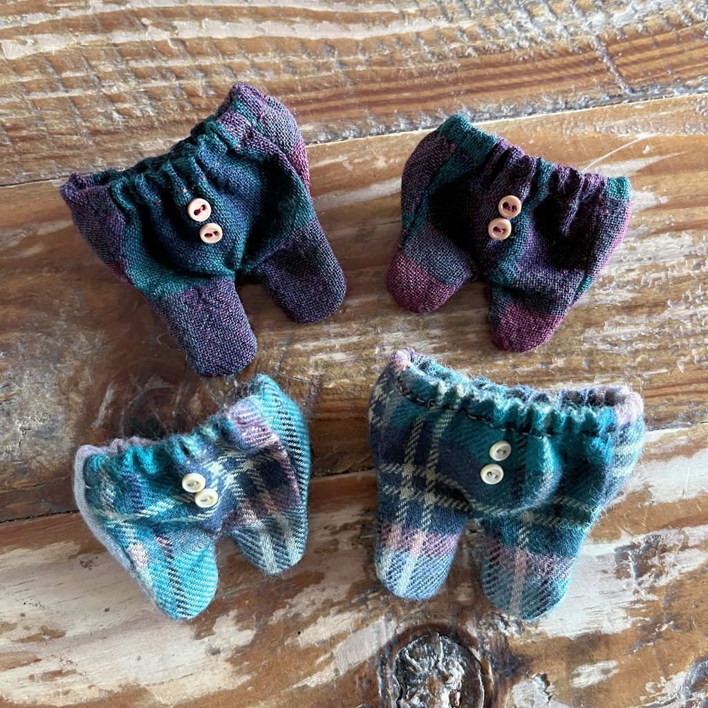 タイツ(チェック柄)