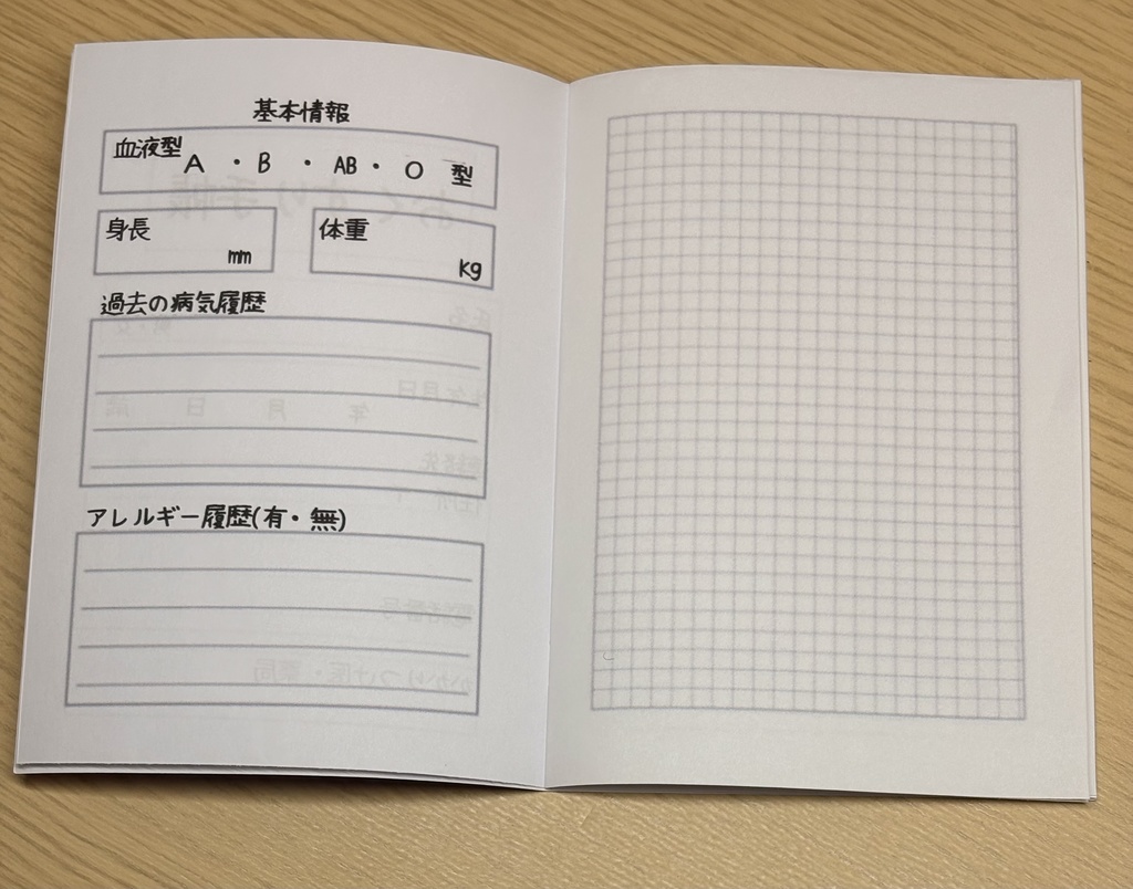 【東方Project】永遠亭デザイン お薬手帳