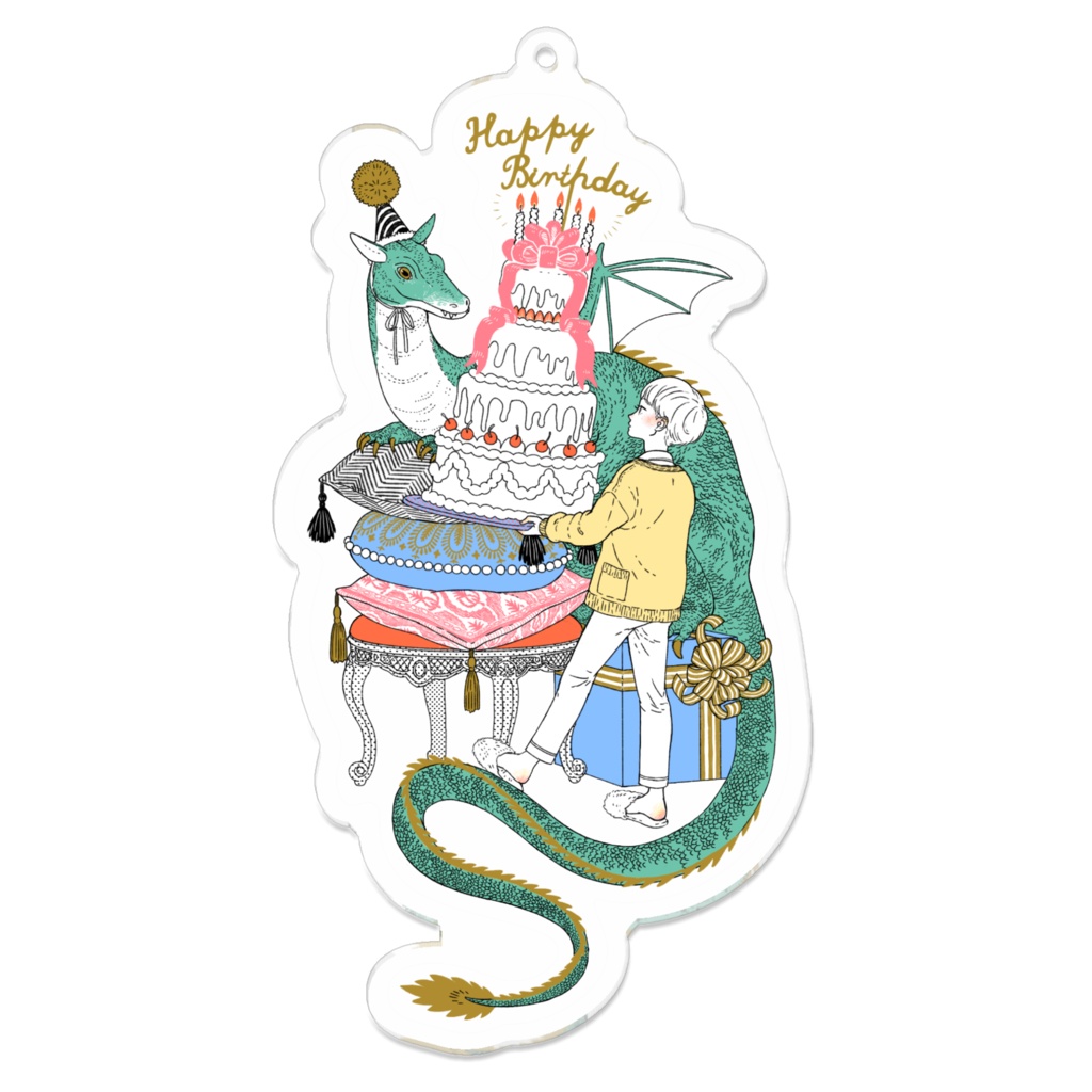 「Happy Birthday to You」  アクリルキーホルダー