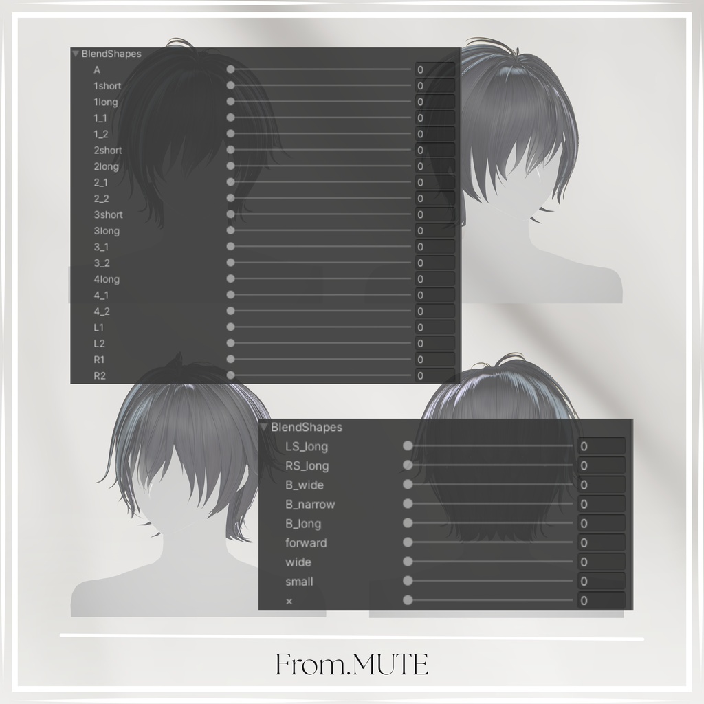 セール🎈F.01/Shadow Hair