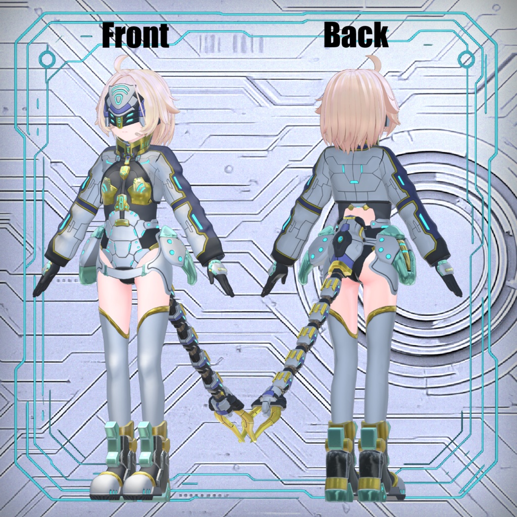 【ModularAvatar対応】リヒトイェーガー ver 1.00