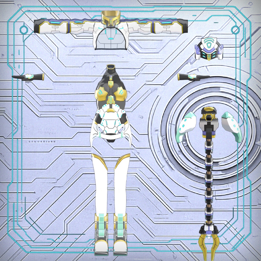 【ModularAvatar対応】リヒトイェーガー ver 1.00