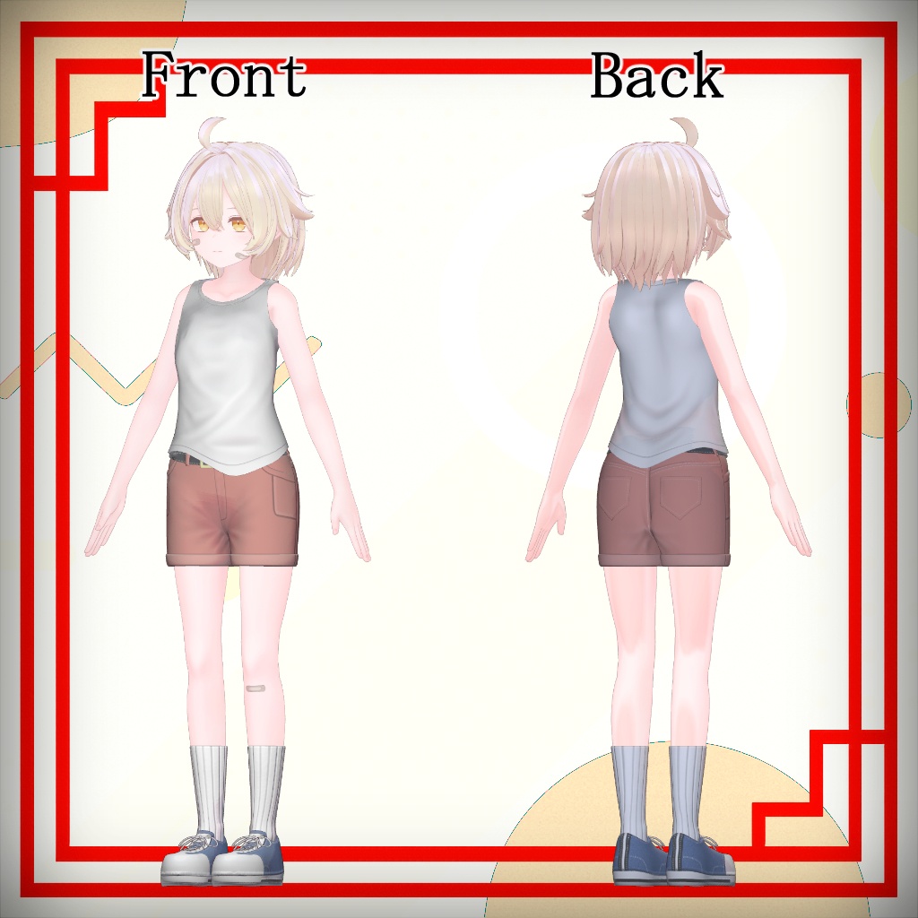 【ModularAvatar対応】カジュアル-002(Casual-002)