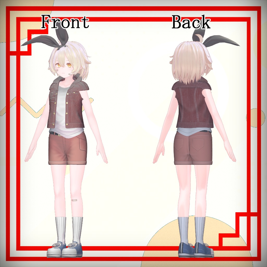 【ModularAvatar対応】カジュアル-002(Casual-002)