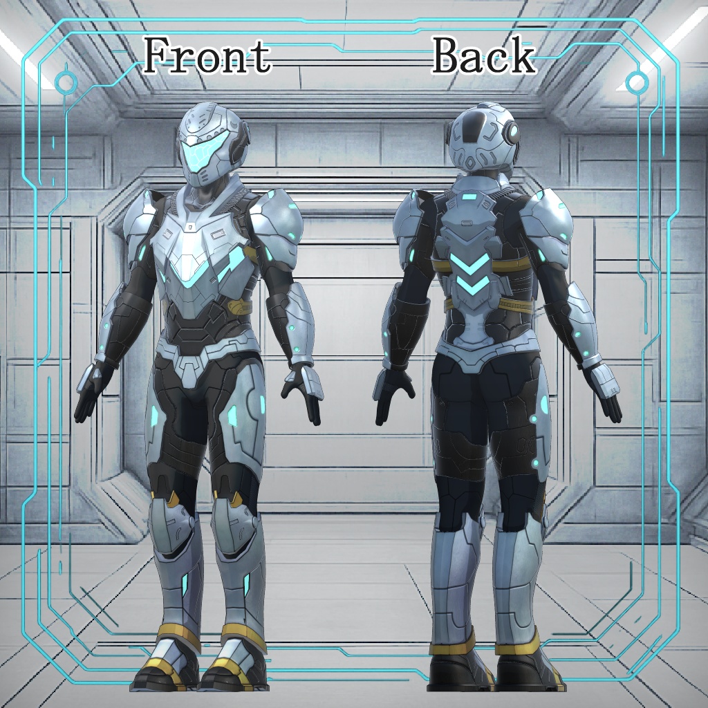 オリジナル3Dモデル「ヴェクトリオン(Vectorion)」