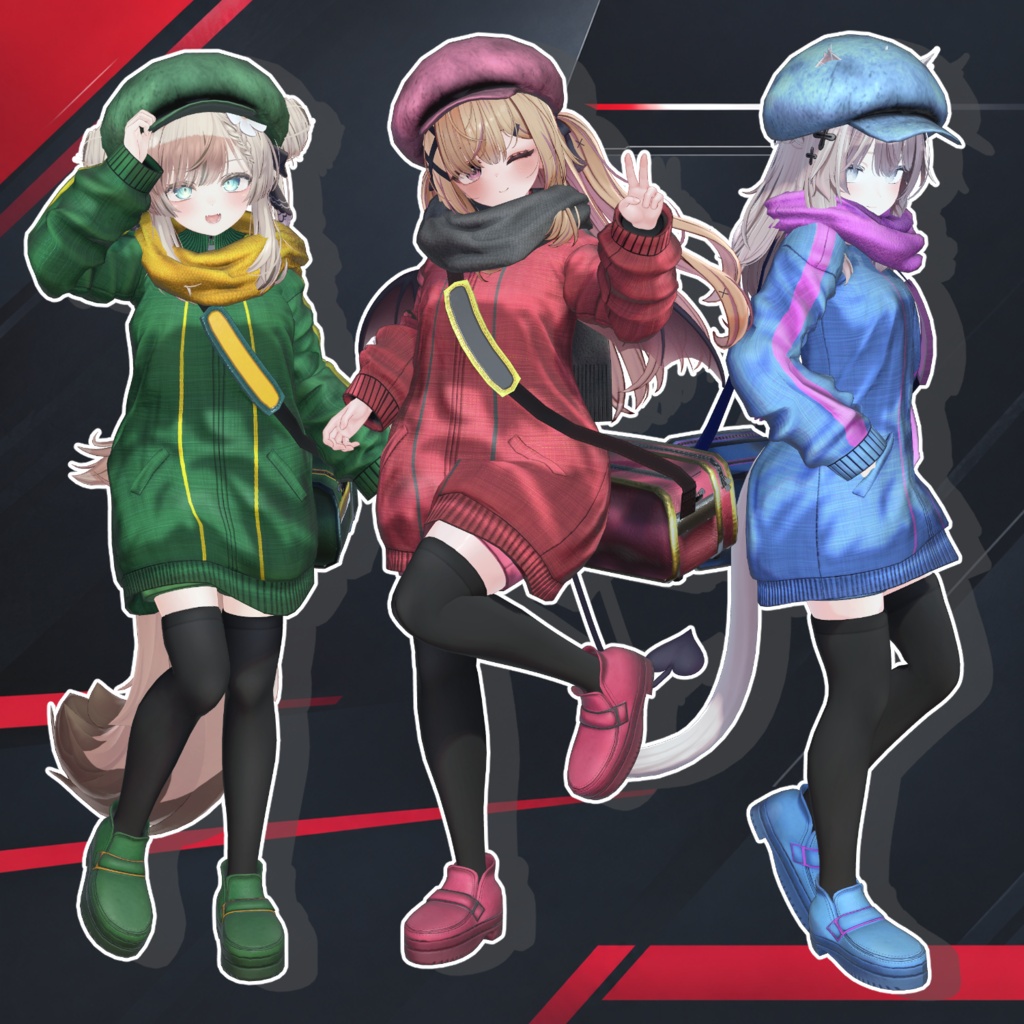 【ModularAvatar対応】Casual-003 ver 1.00