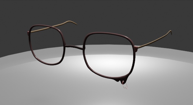 シンプルメガネ