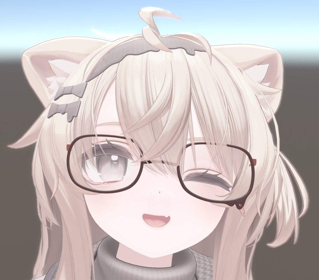 シンプルメガネ