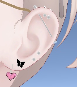 地雷系ピアス -landmine girl Earrings-