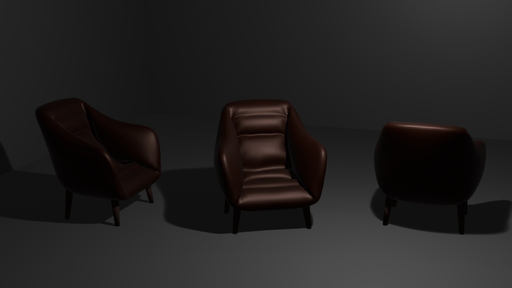 Leather chair Object