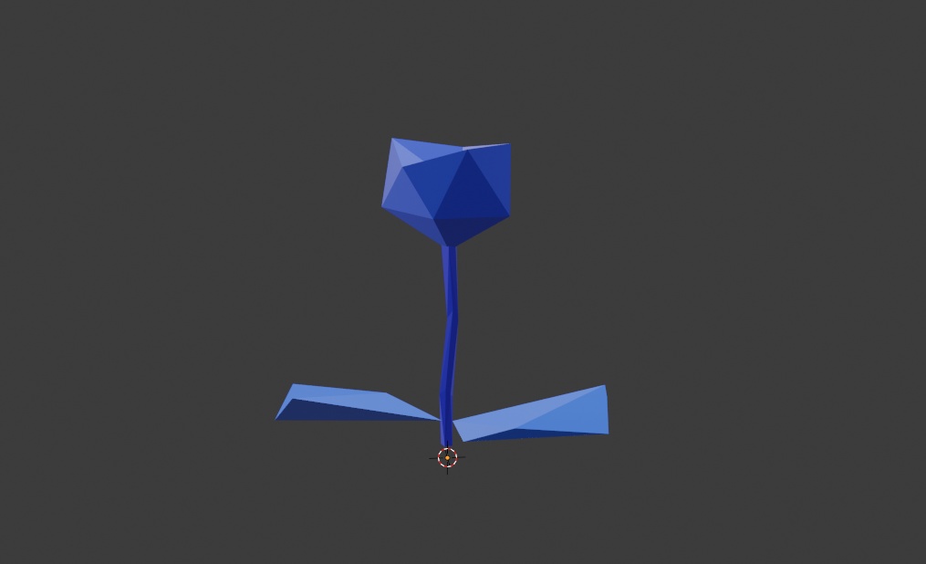 【Low polygon】Flower