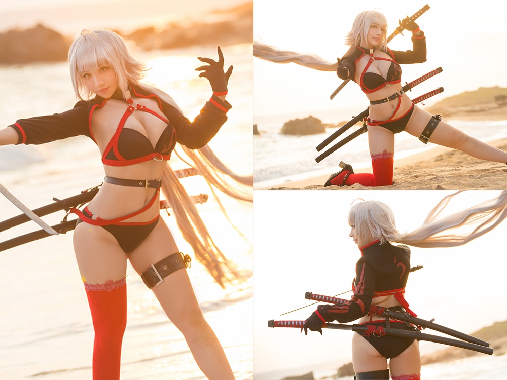 Fate/GO 沖田総司xジャンヌダルク オルタ 水着写真(特典版)(予約限定)