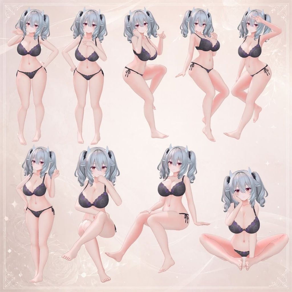 お姉さん向けポーズ集