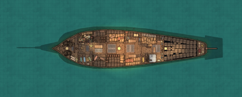 TRPG帆船マップ素材集