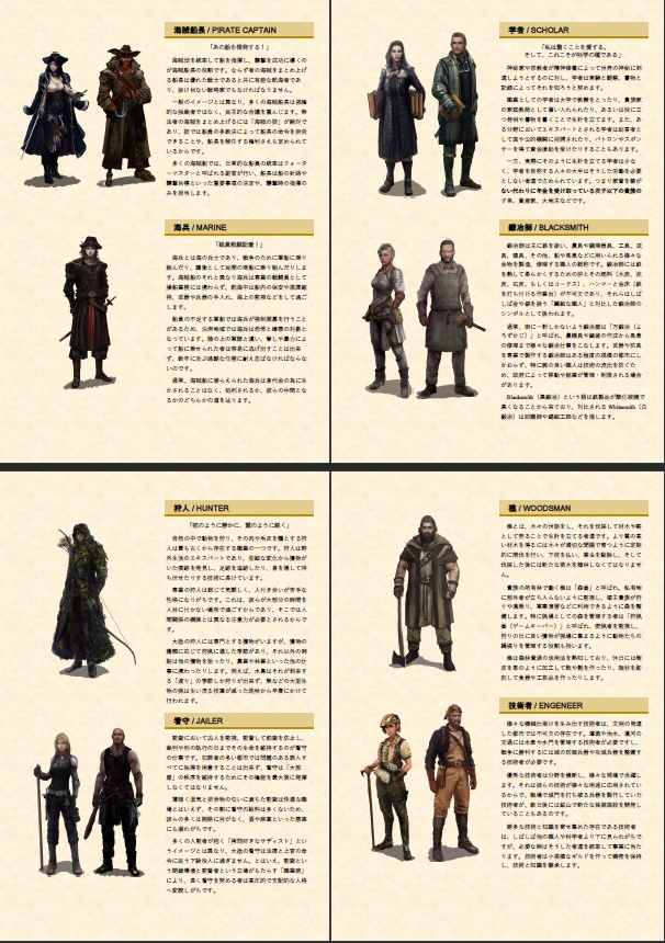 ファンタジー職業立ち絵素材集