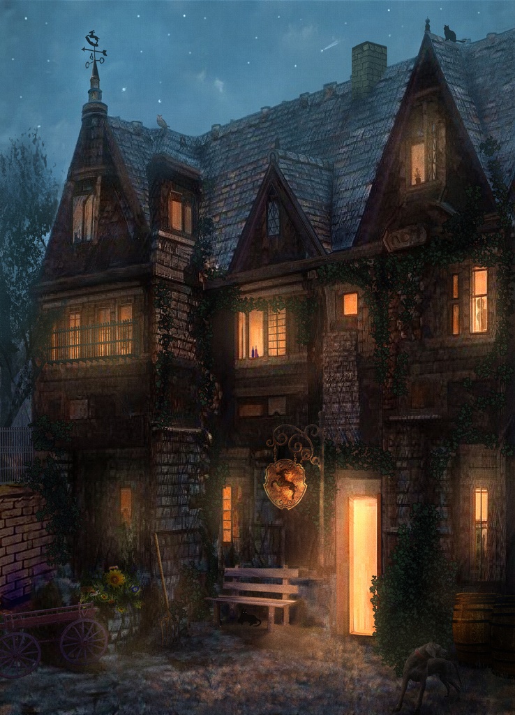 ファンタジーNPC立ち絵・背景素材集『うろんな酒場』